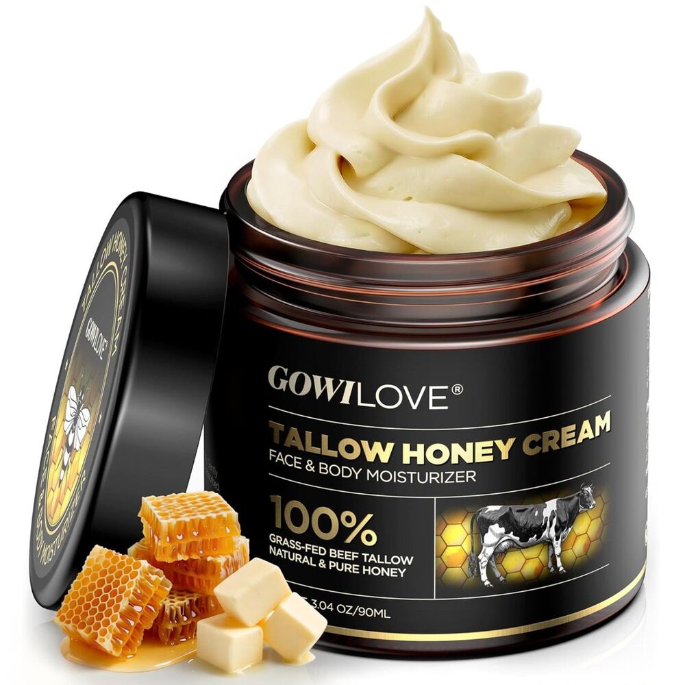 12 Hr Moisture Lock Beef Tallow for Skin 3.04oz